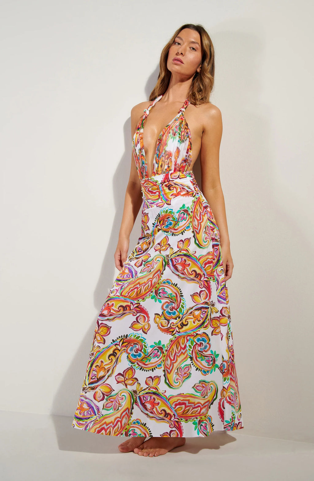joya Long printed skirt PAISLEY