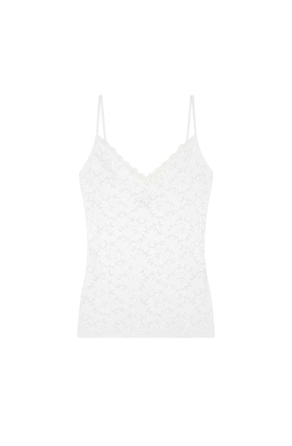 nako Black lace top with thin straps