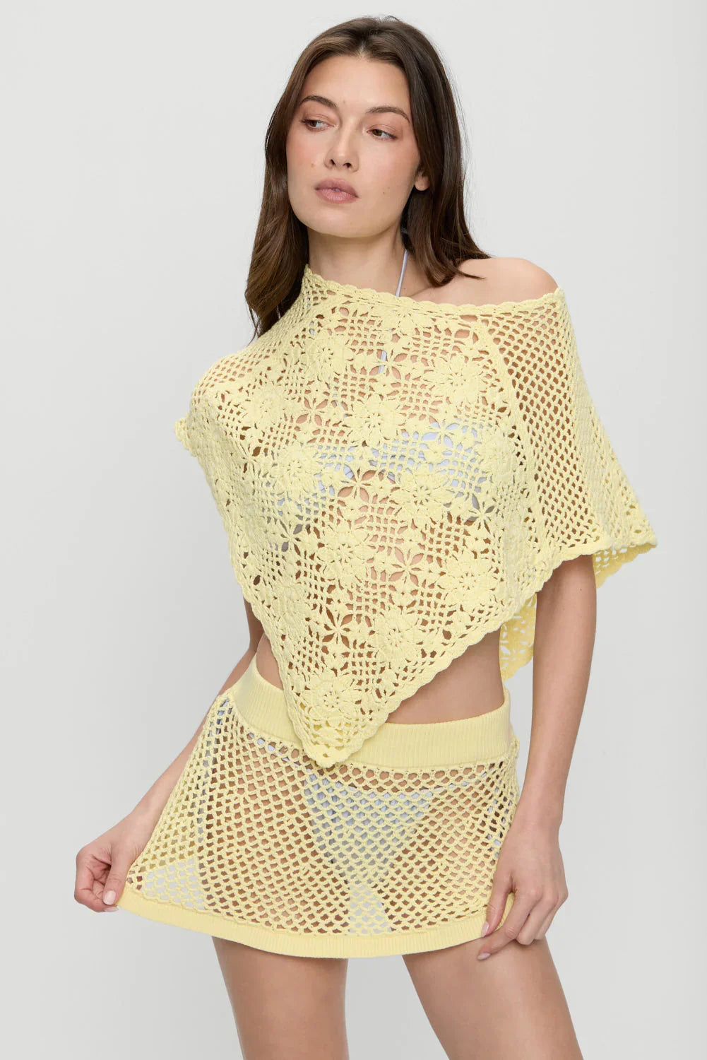 Sophie Crochet Poncho - Beurre Fouetté