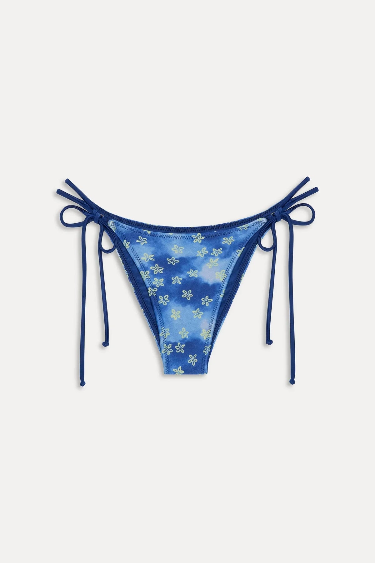 Bas de bikini cheeky Mackenzie en satin - Cosmic Bloom