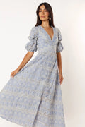 Robe Tani Mi-Longue - Bleu