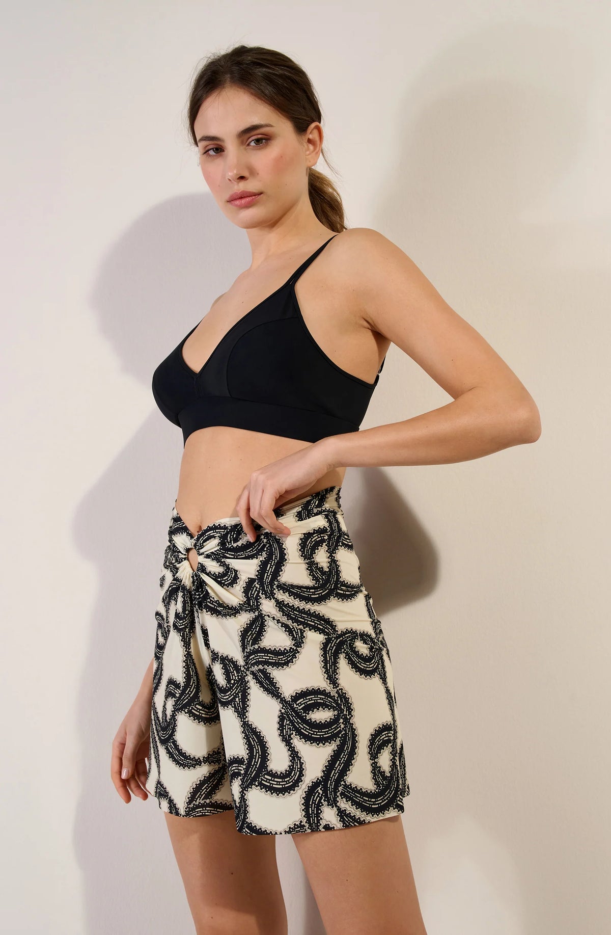 Shorts imprimés larges BALLERINA