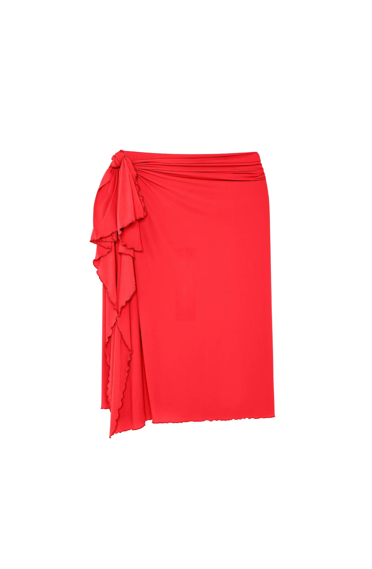 kalis Long multiposition madder red pareo