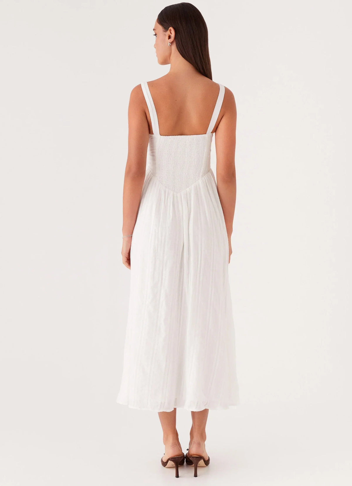 Robe Pascuelle Midi - Blanche