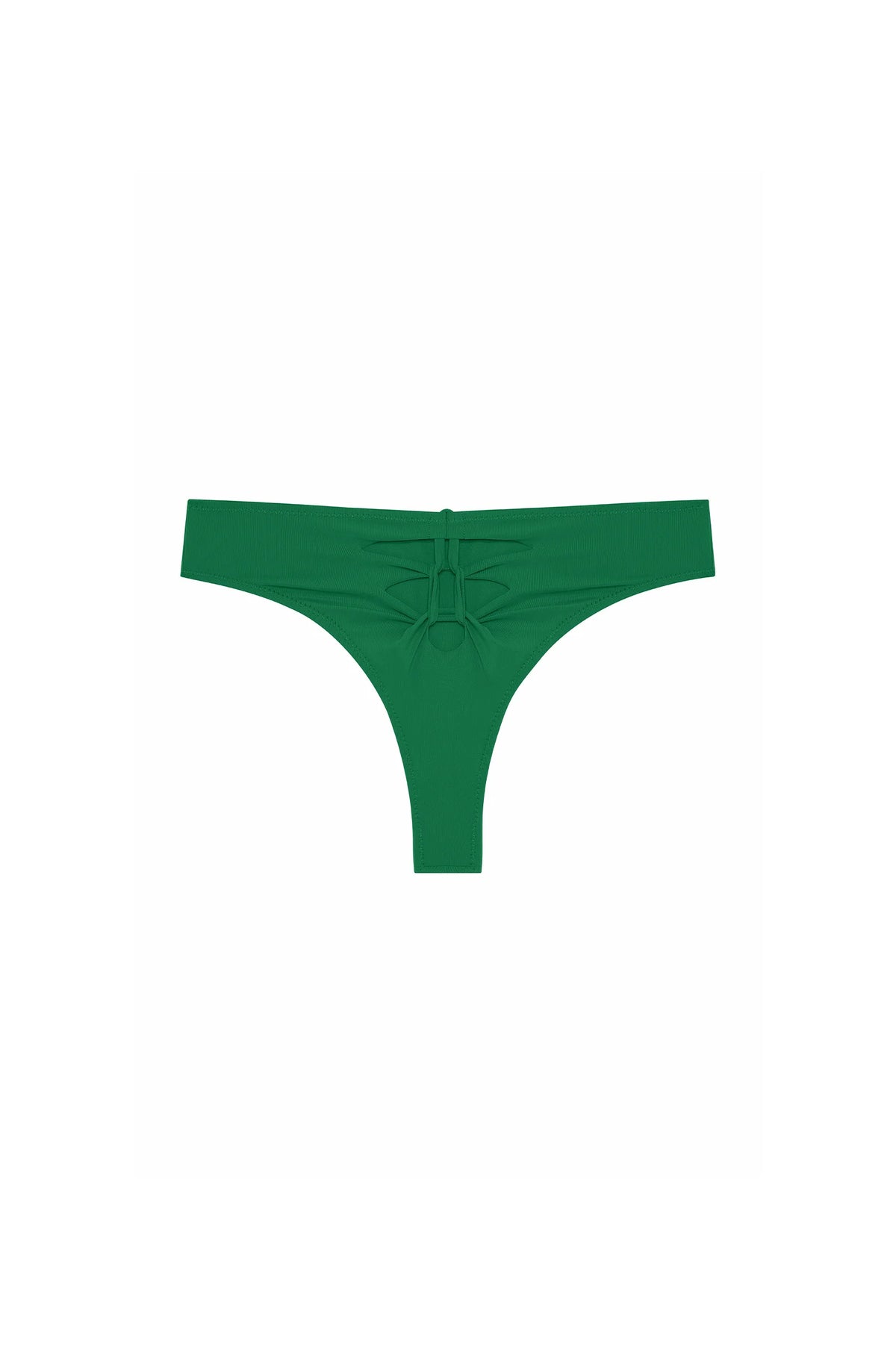talla Jade thong bikini bottoms with crochet effect