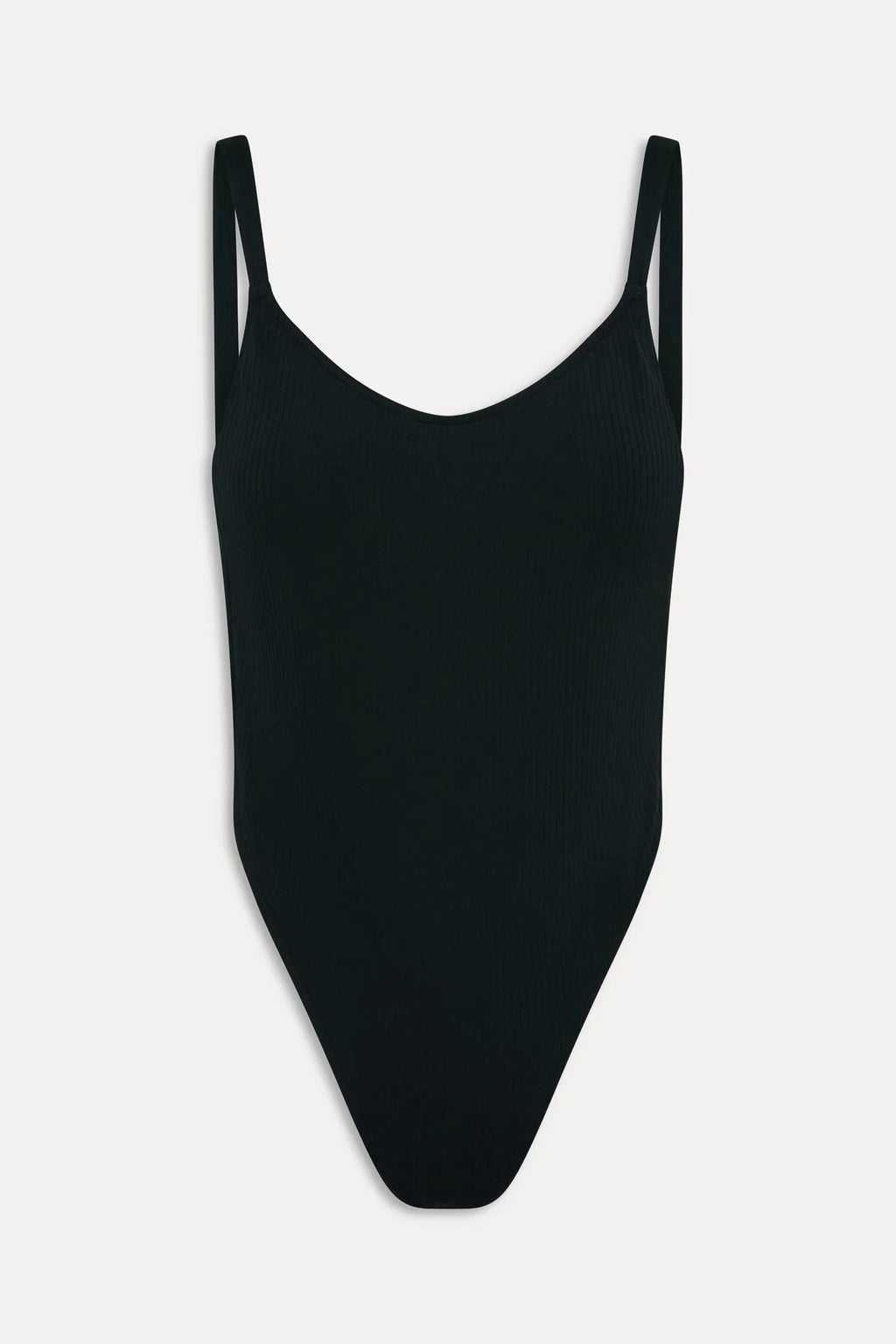 Maillot de bain une pièce côtelé Tasha - Noir