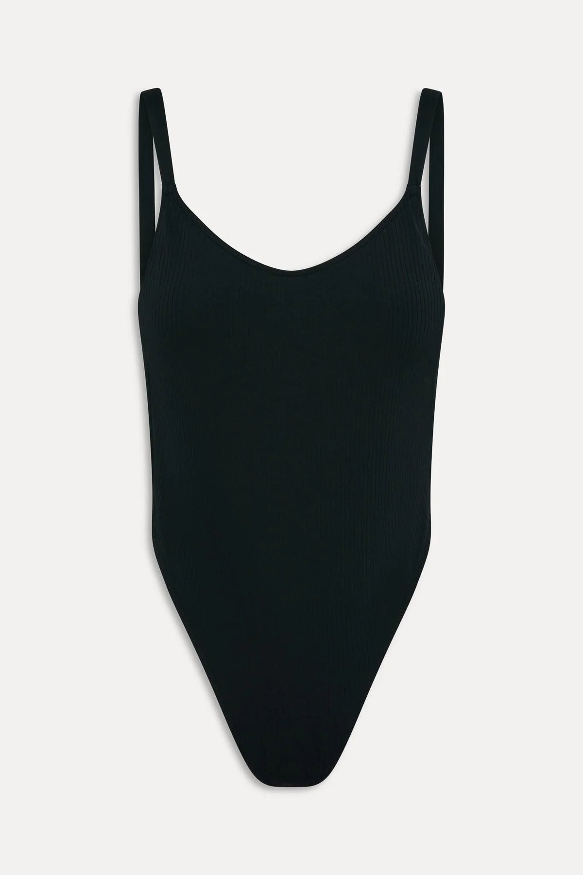 Maillot de bain une pièce côtelé Tasha - Noir