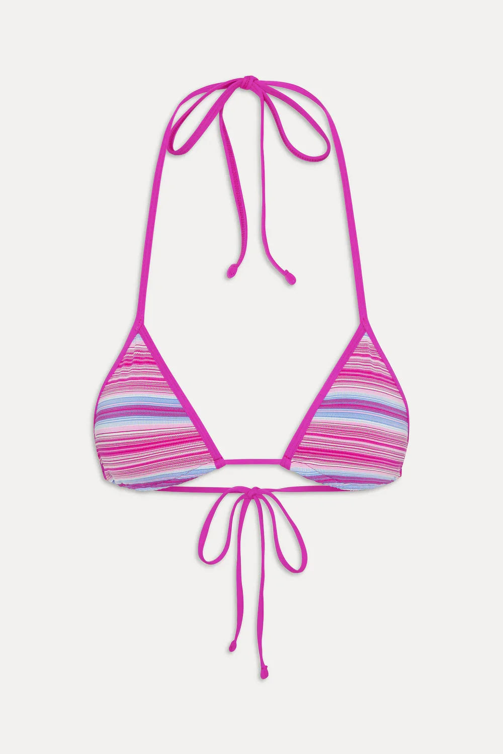 Haut de bikini à licou Nick Triangle - Gâteau Confetti
