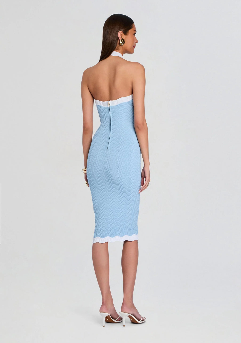Robe en tricot côtelé Wane