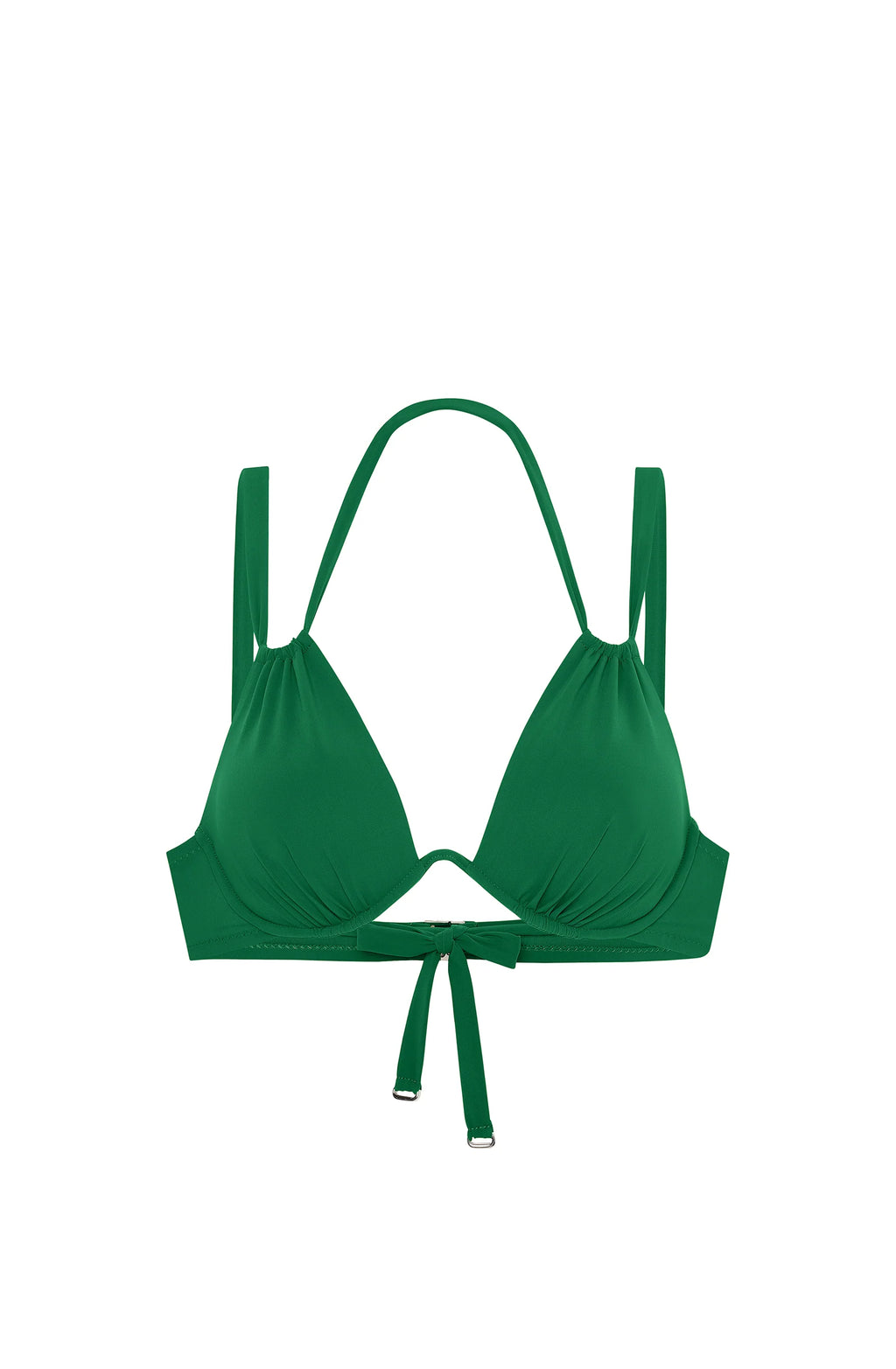 valea Jade single-breasted bikini top