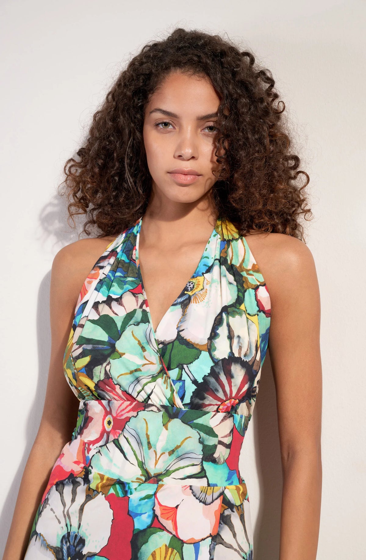 Robe longue imprimée Rona