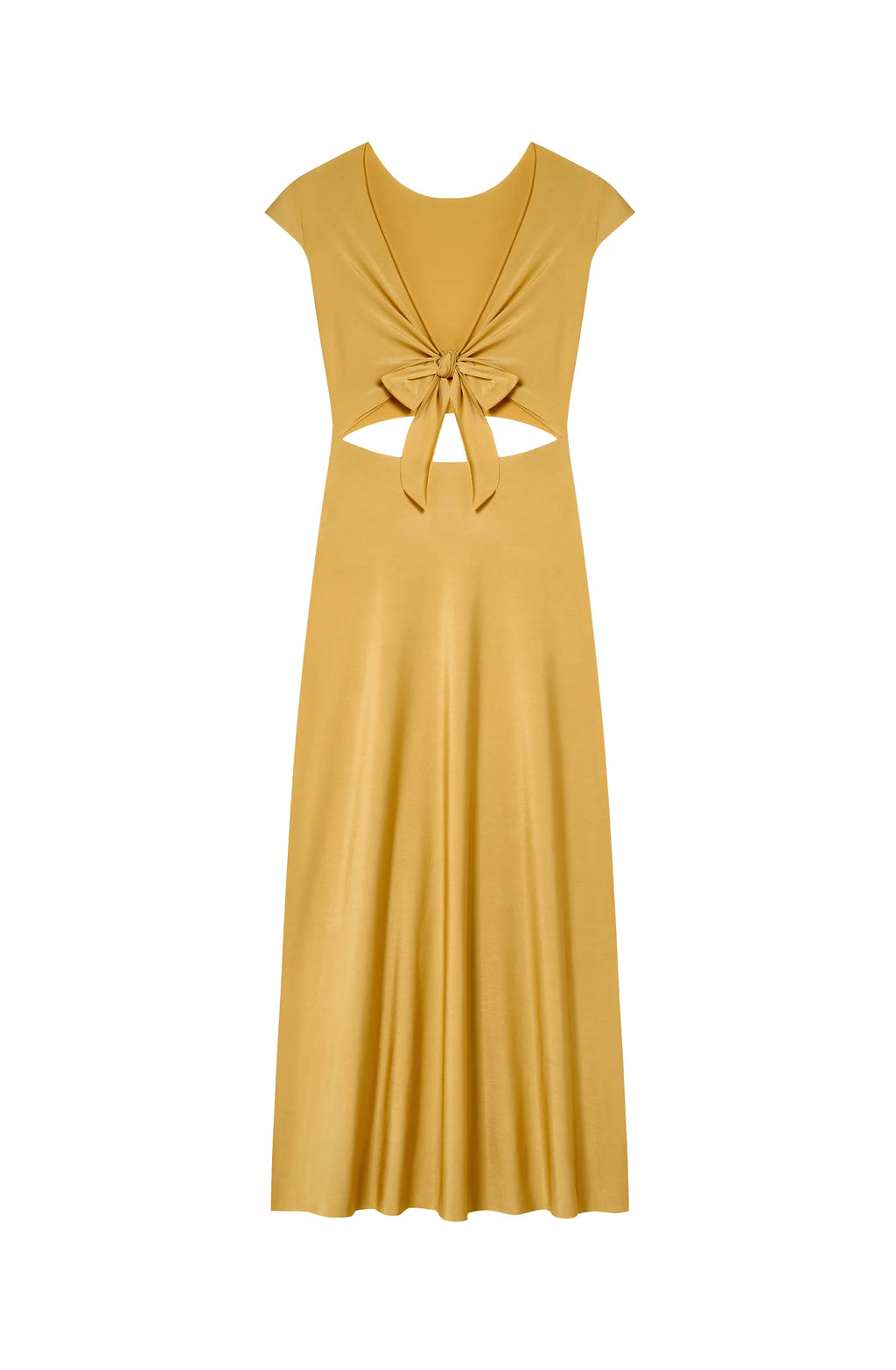 lil Gold dress with short-sleeves
