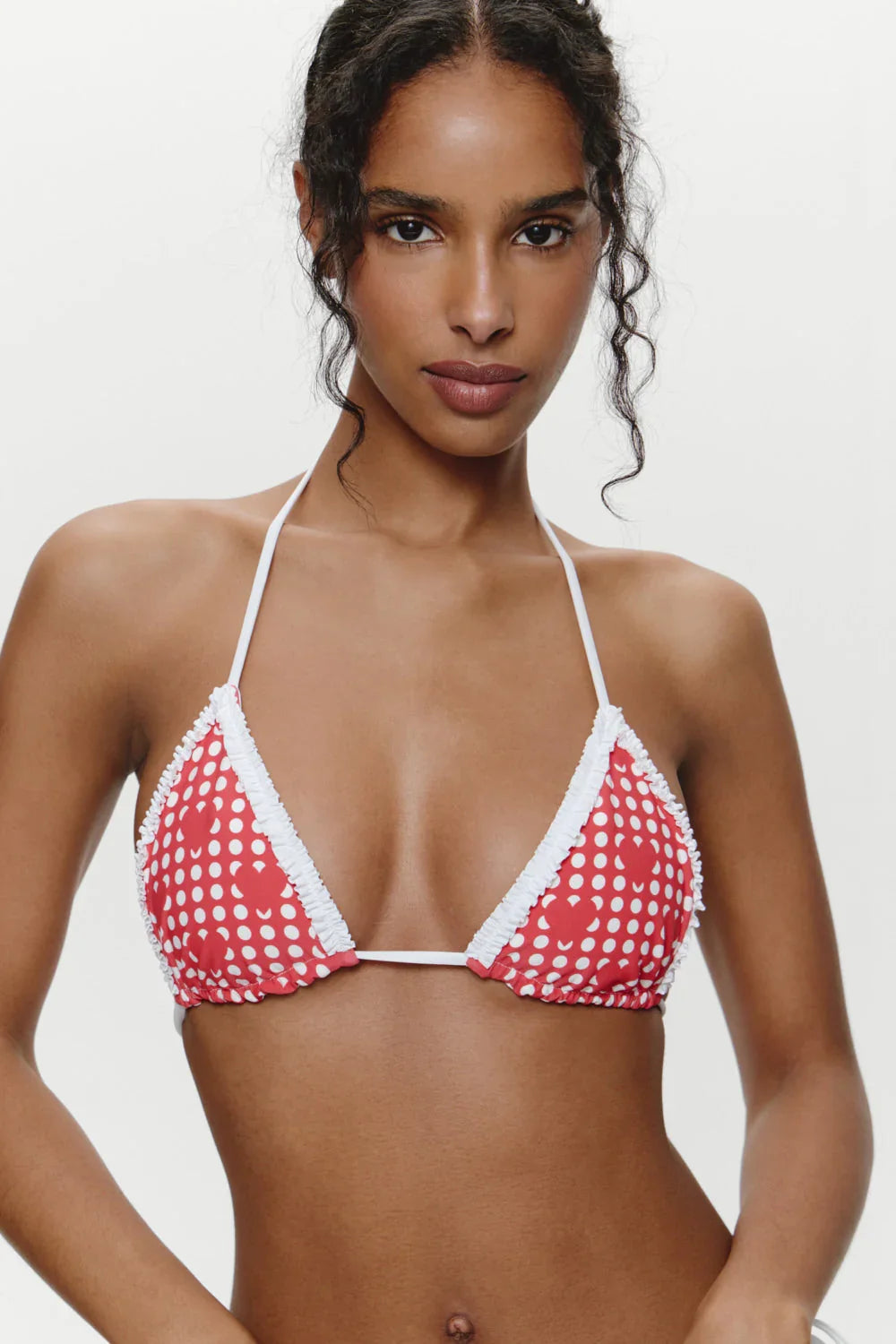 Haut de bikini triangle à décolleté en V Nick - Cupid