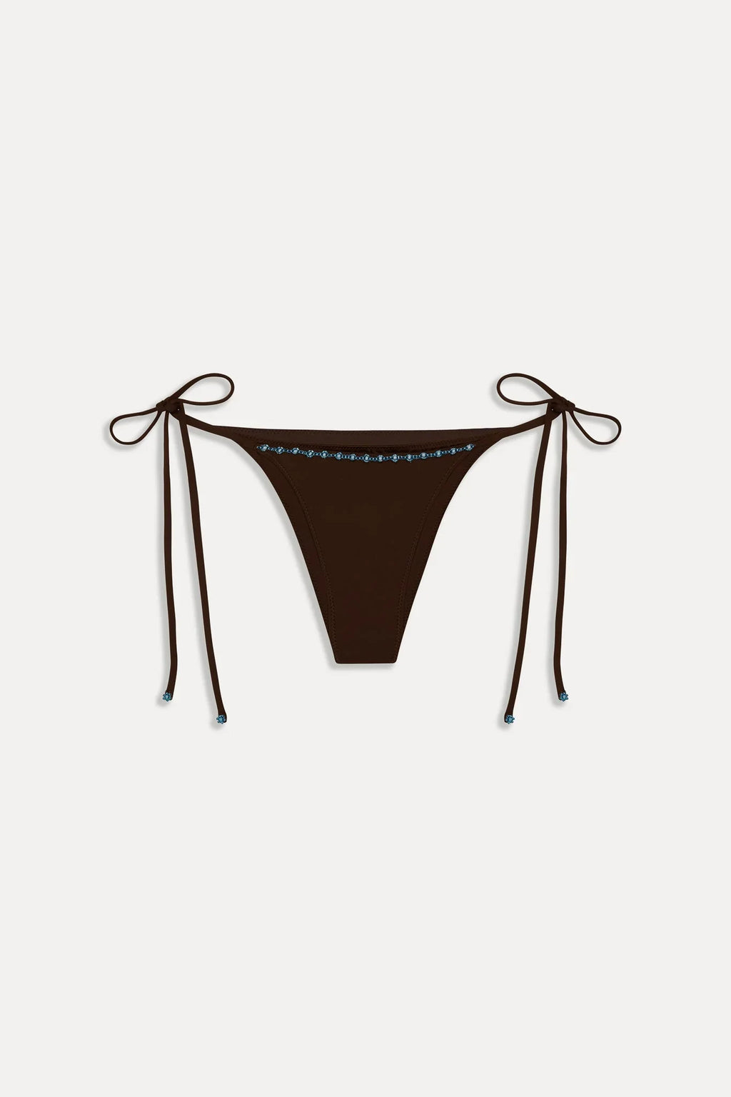 Mackenzie Cheeky Beaded Bikini Bottom - Kona Flower