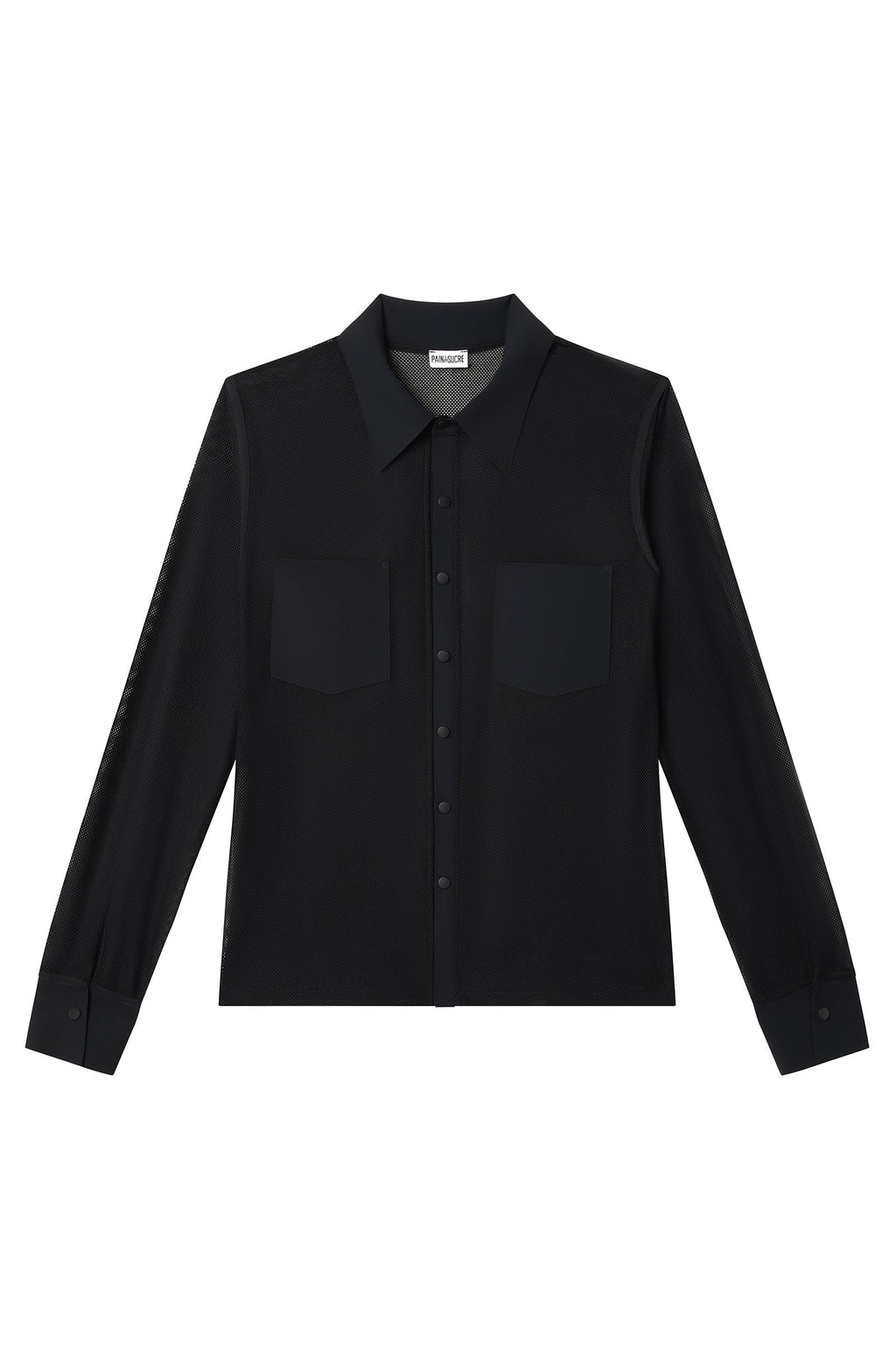 chelly Black fishnet blouse