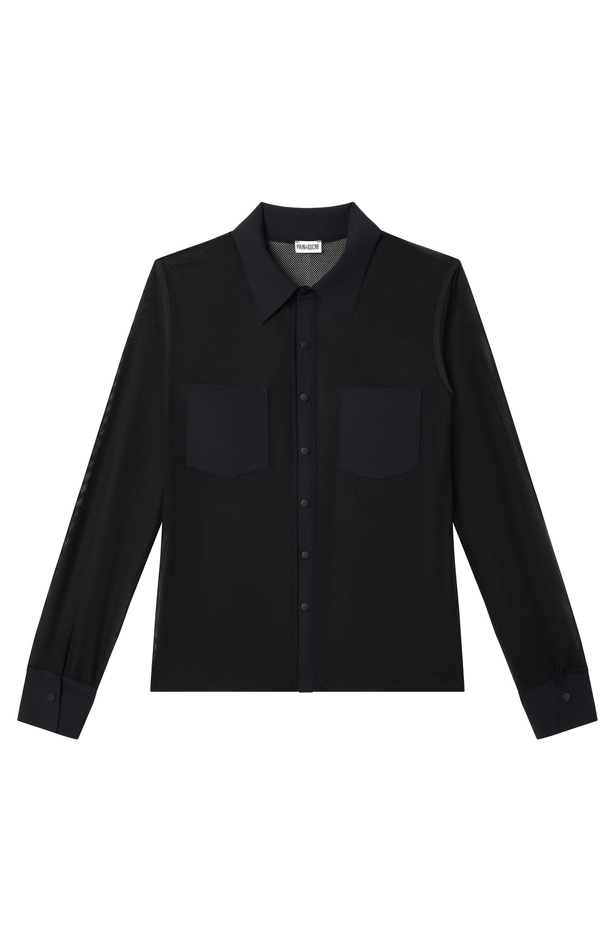 chelly Black fishnet blouse
