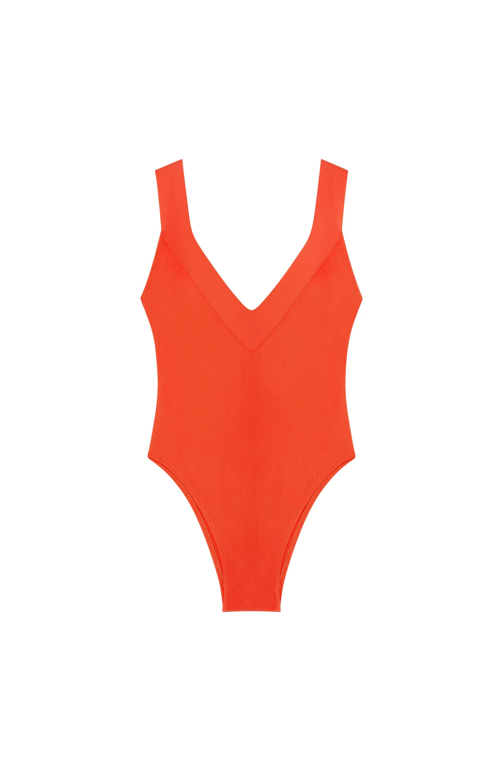 yao Jade low cut one-piece swimsuit with halter top