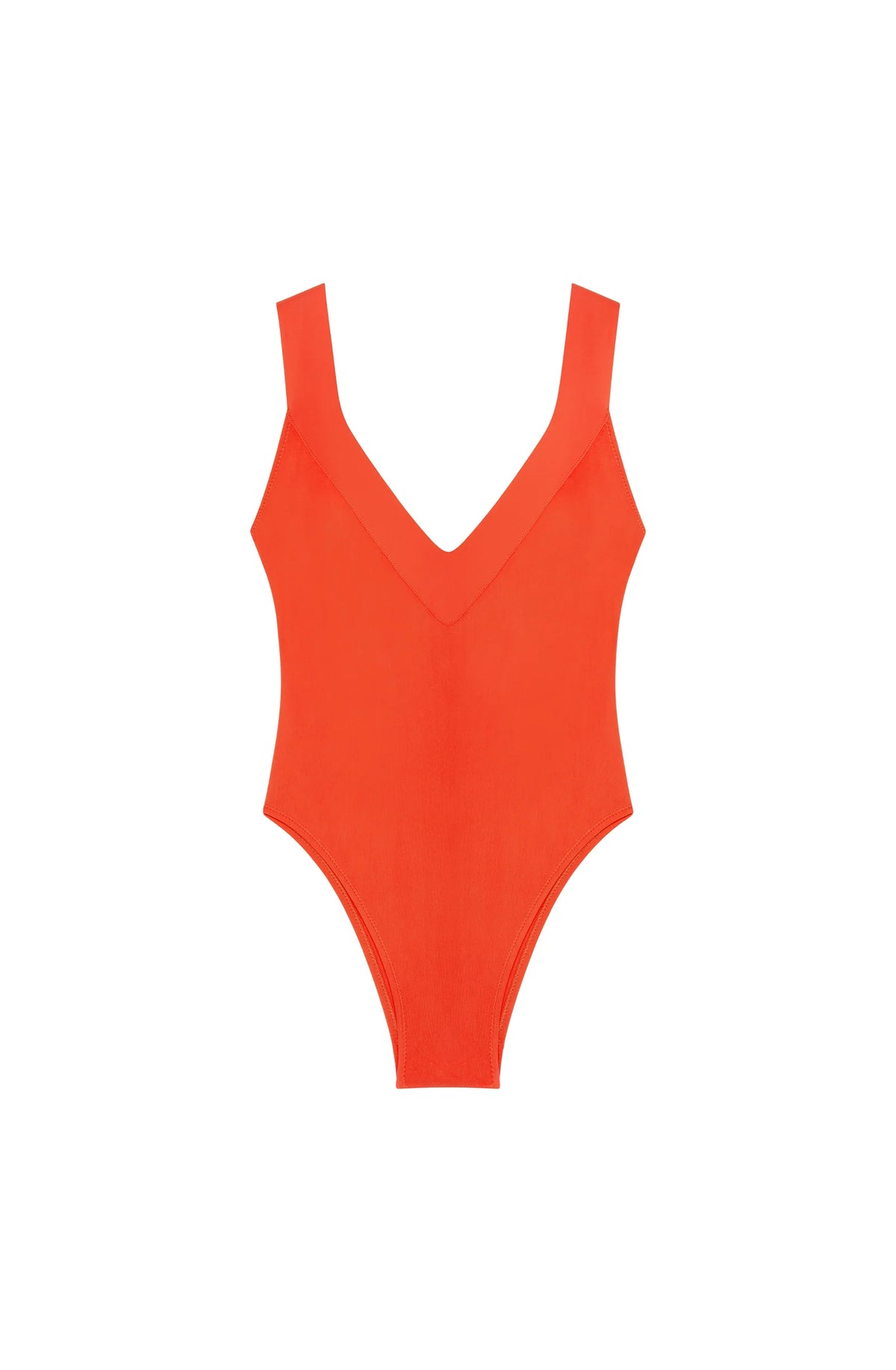 yao Jade low cut one-piece swimsuit with halter top
