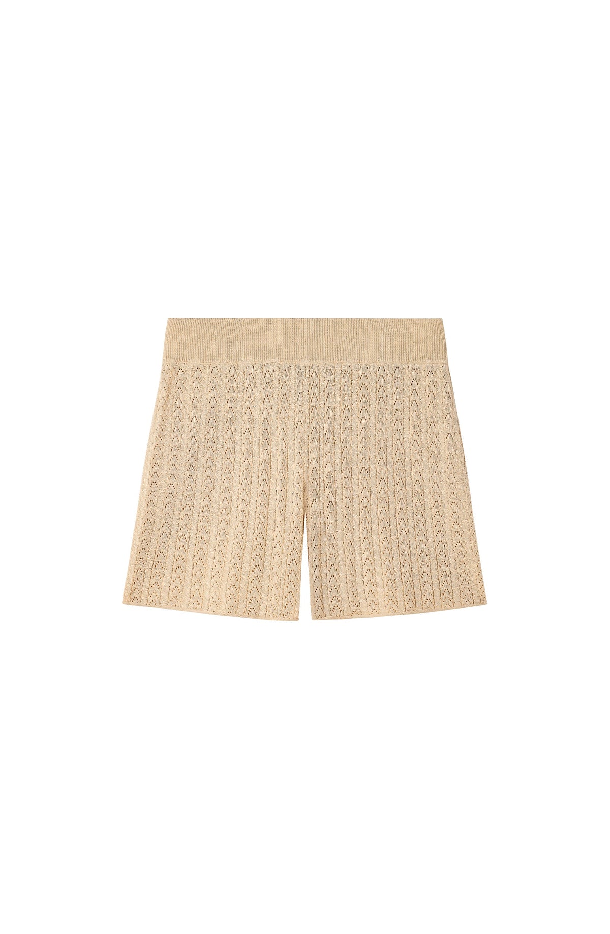 Shorts en maille beige Alyx