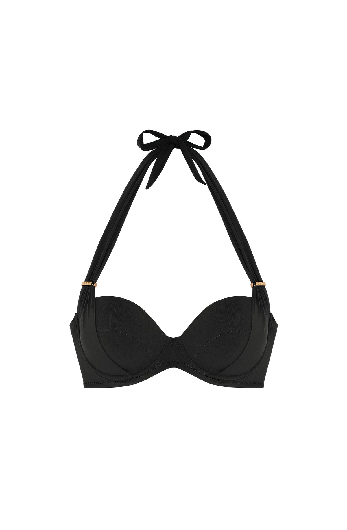 lisia Madder red half-cup underwired bikini top