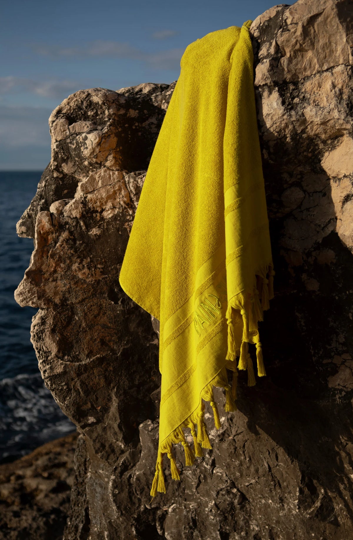 Fouta brodée Zaina Myrtille