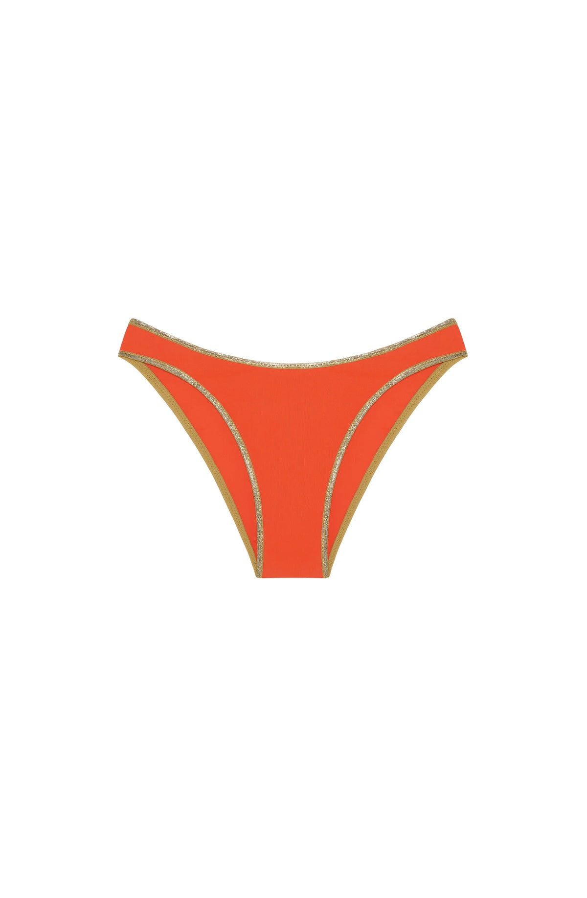 mathis White scooped-out ribbed knit bikini bottoms