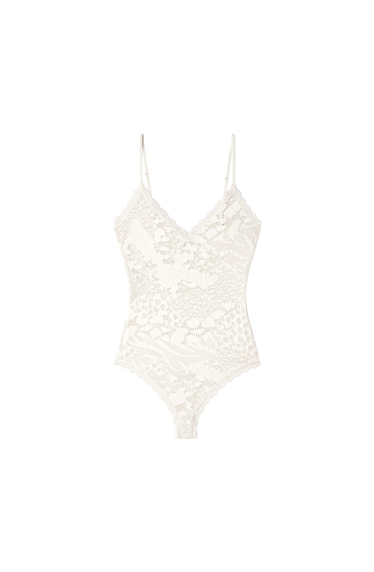 java Black lace thong bodysuit