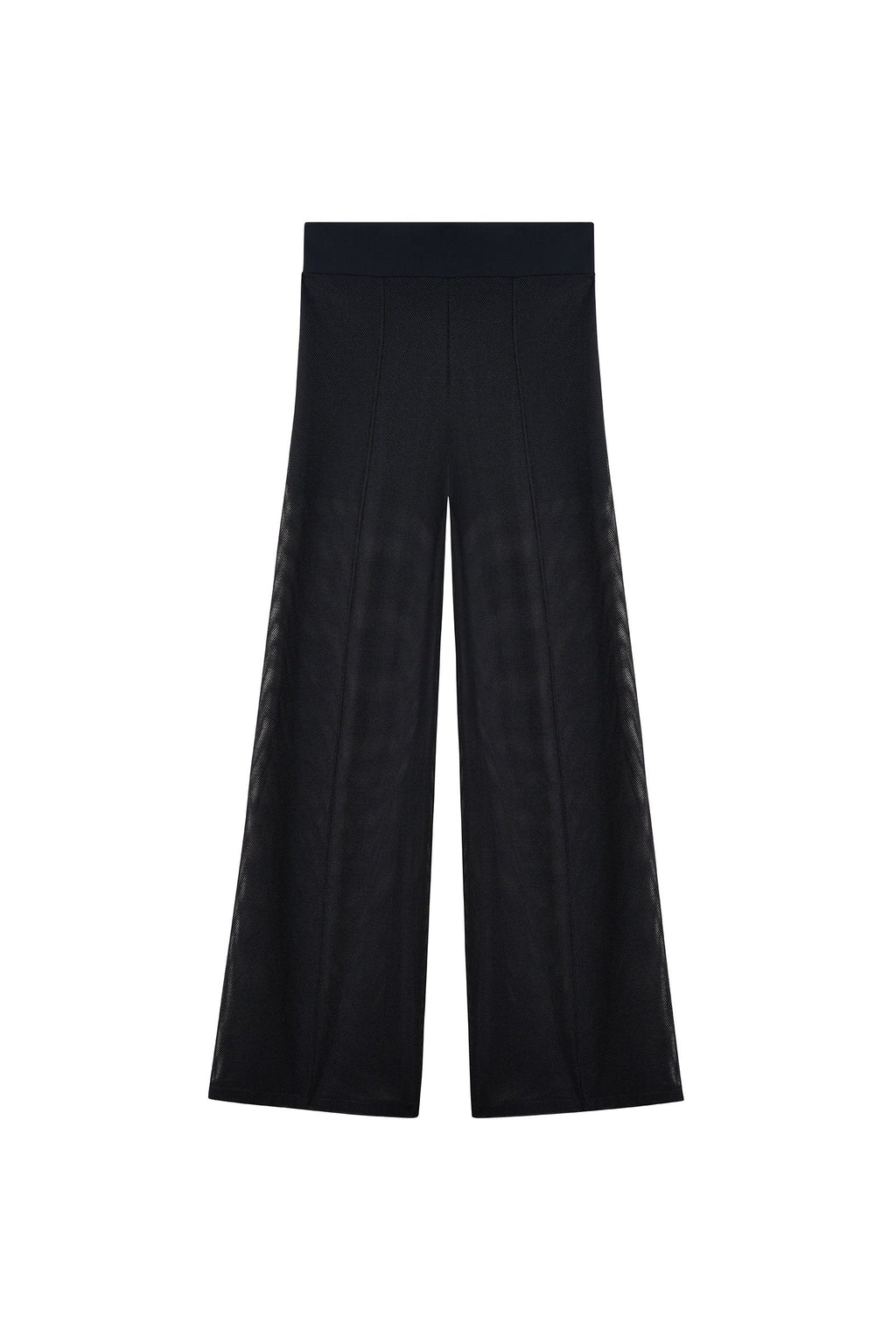 Pantalon résille noir mili
