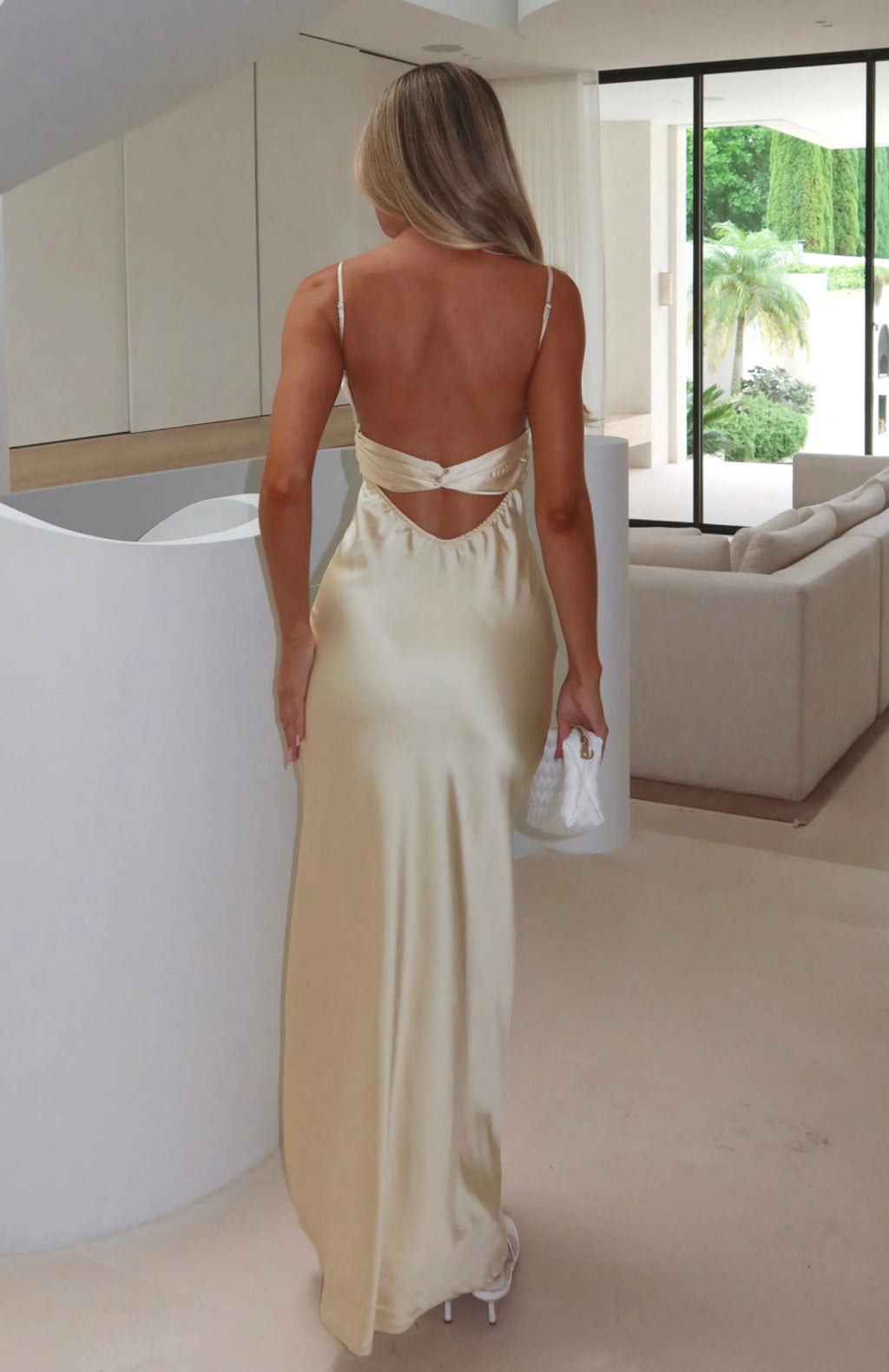 Robe longue Change Locations citron