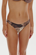 Catalina Reversible Bikini Bottom - Saddle Up