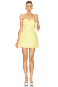 Robe Courte Bustier Rosario Petal