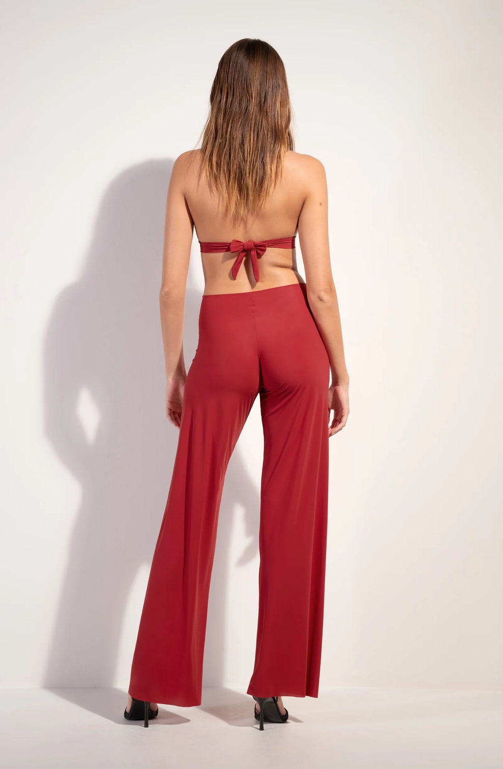 myla Loose sapphire light voile trousers