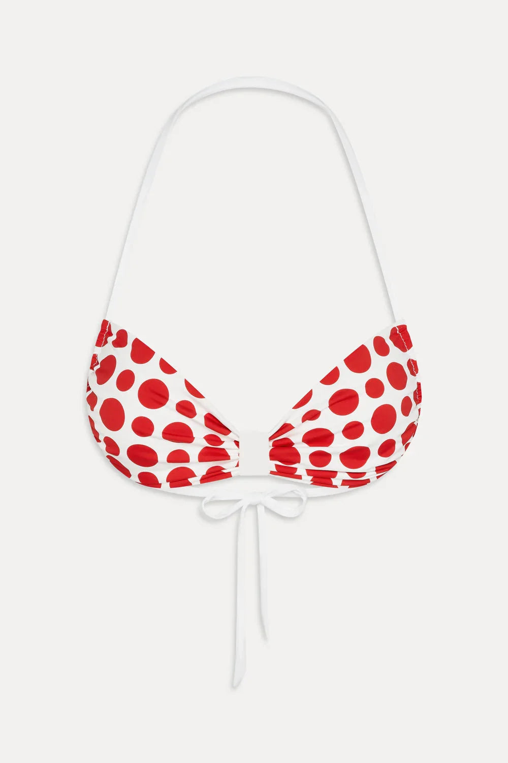 Reece Halter Bikini Top - Red Dottie