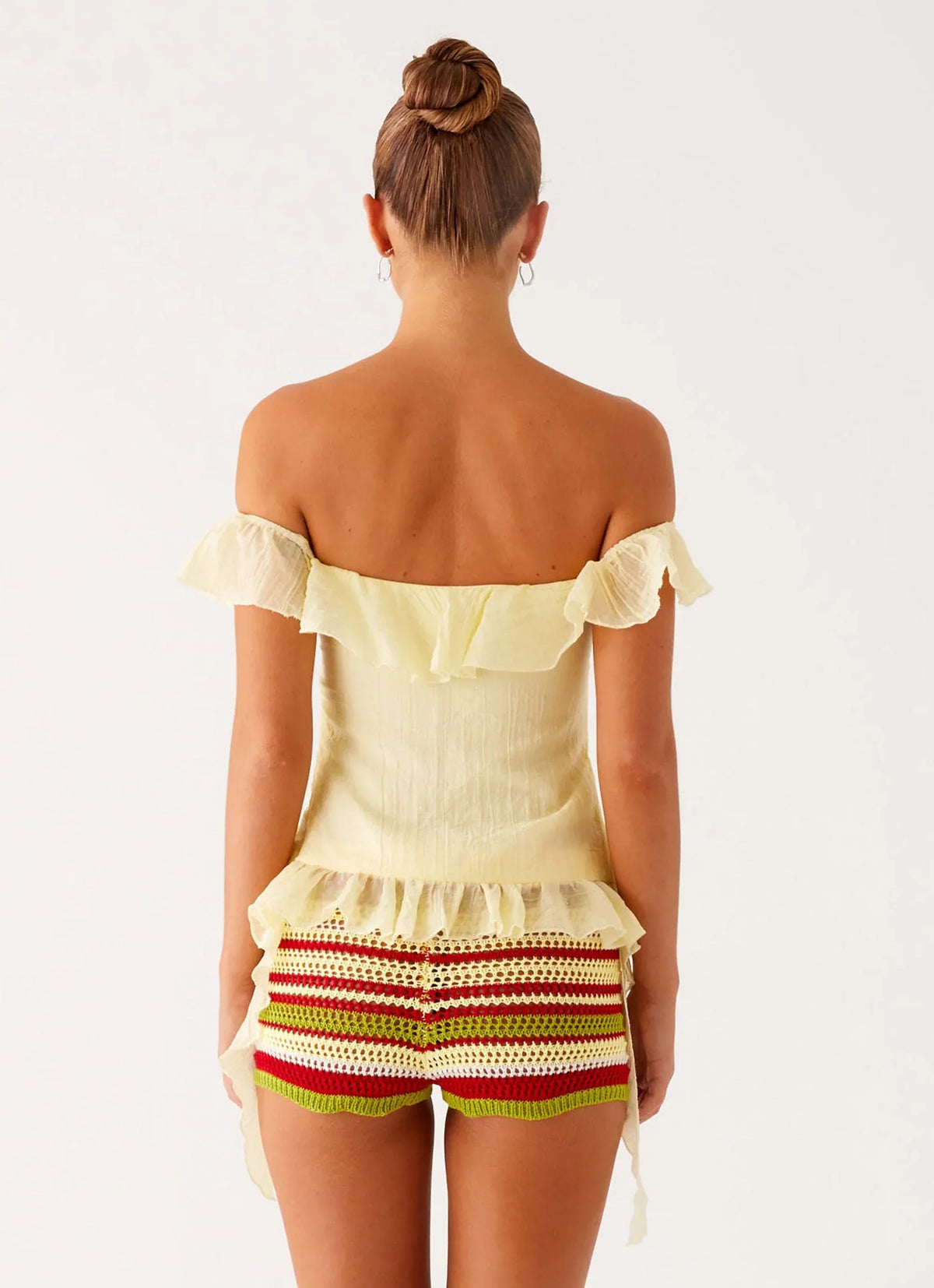 Haut Bardot Dylan - Jaune
