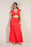 jaya Redcurrant long skirt