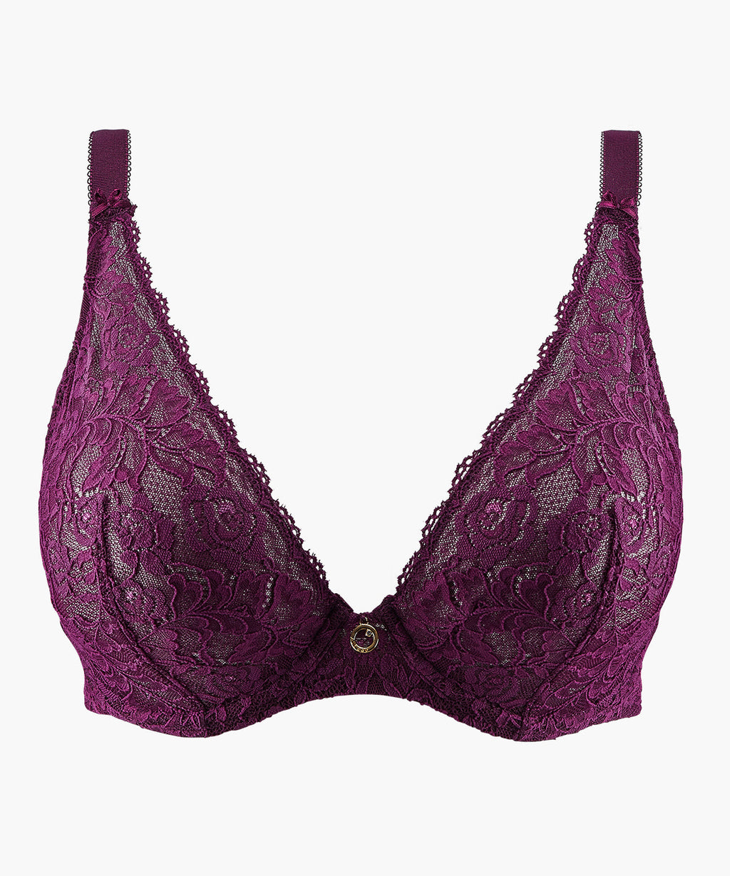 Rosessence Comfort Triangle Bra Berry