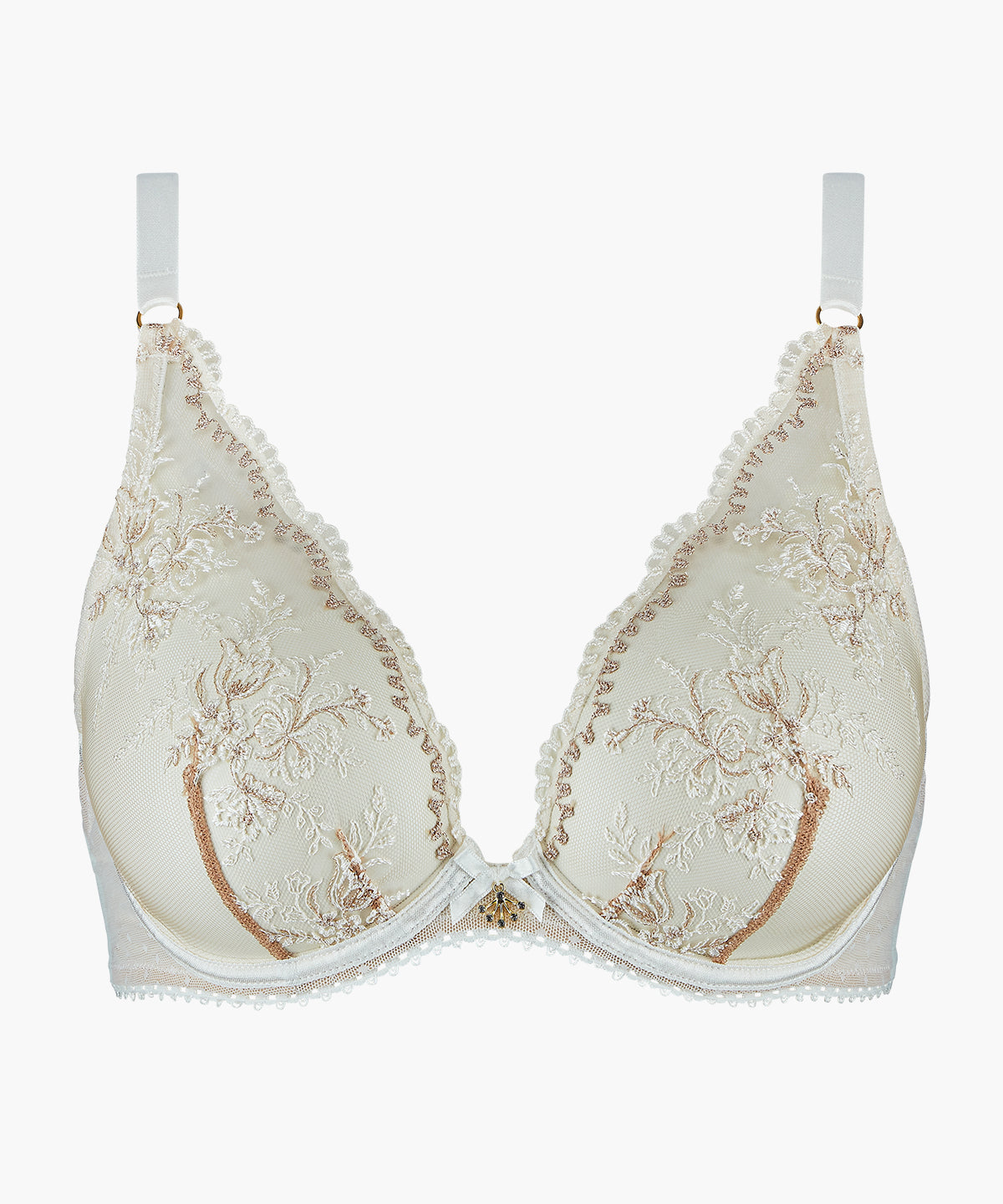 Trésor Infini Underwired Triangle Bra White wind