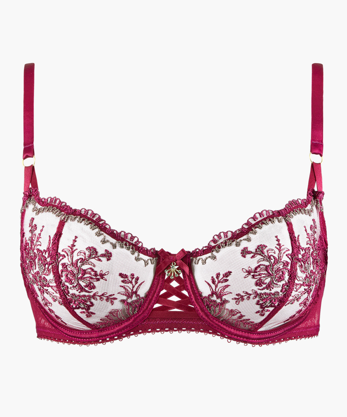 Trésor Infini Underwired Balcony Bra Night Purple