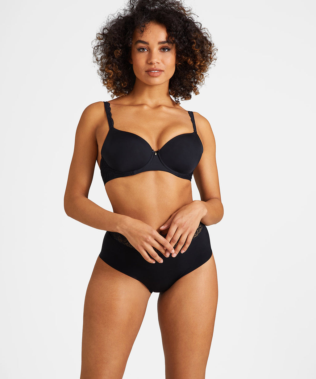 Sweetessence Culotte taille haute Noire
