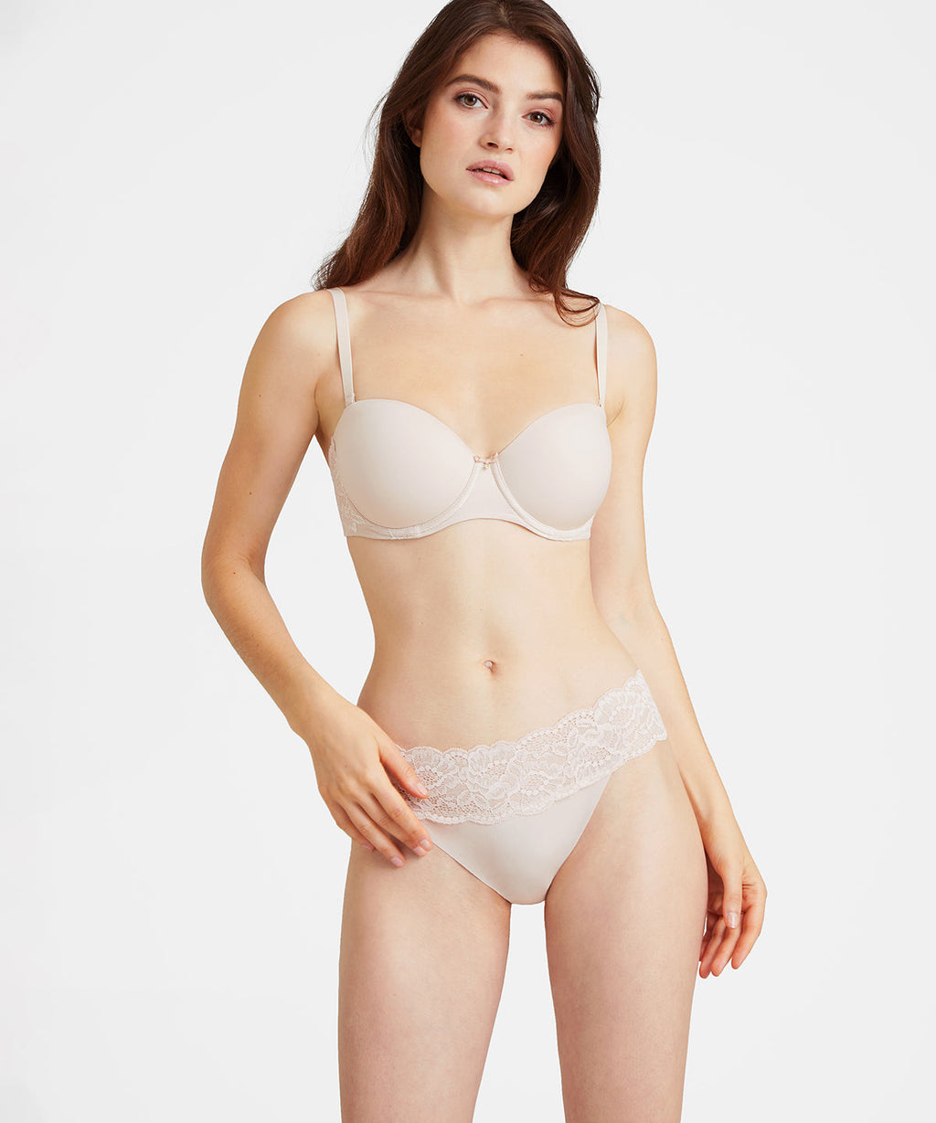 Sweetessence Soutien-gorge Bandeau à coques Nude Skin