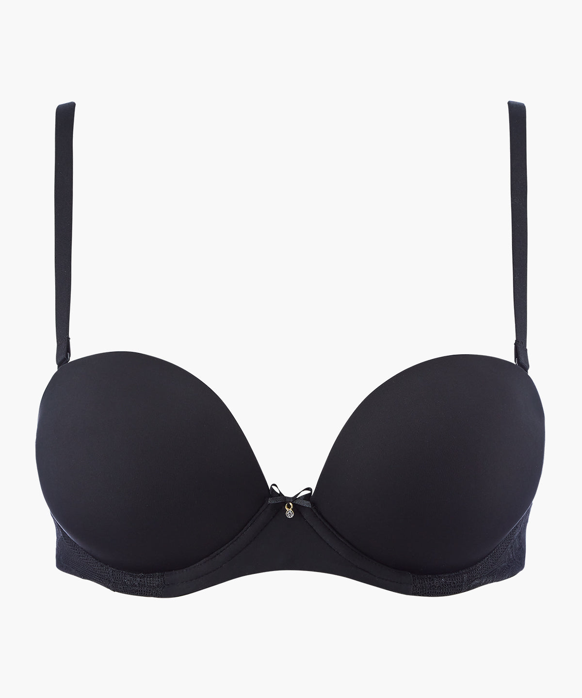 Sweetessence Soutien-gorge bandeau plongeant noir
