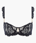 Flowermania Soutien-gorge corbeille à armatures Noir