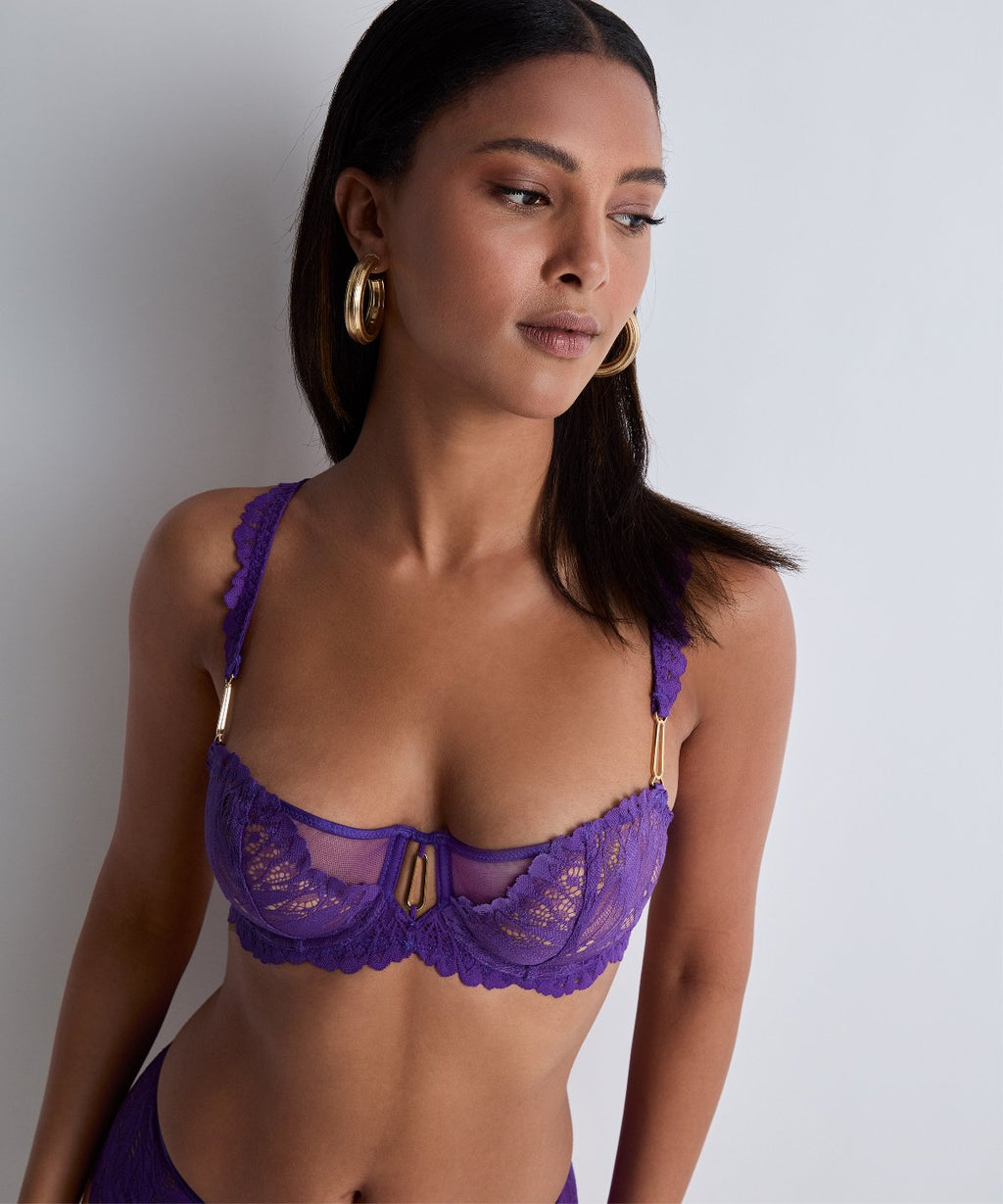Flowermania Soutien-gorge Corbeille à armatures Poison Purple