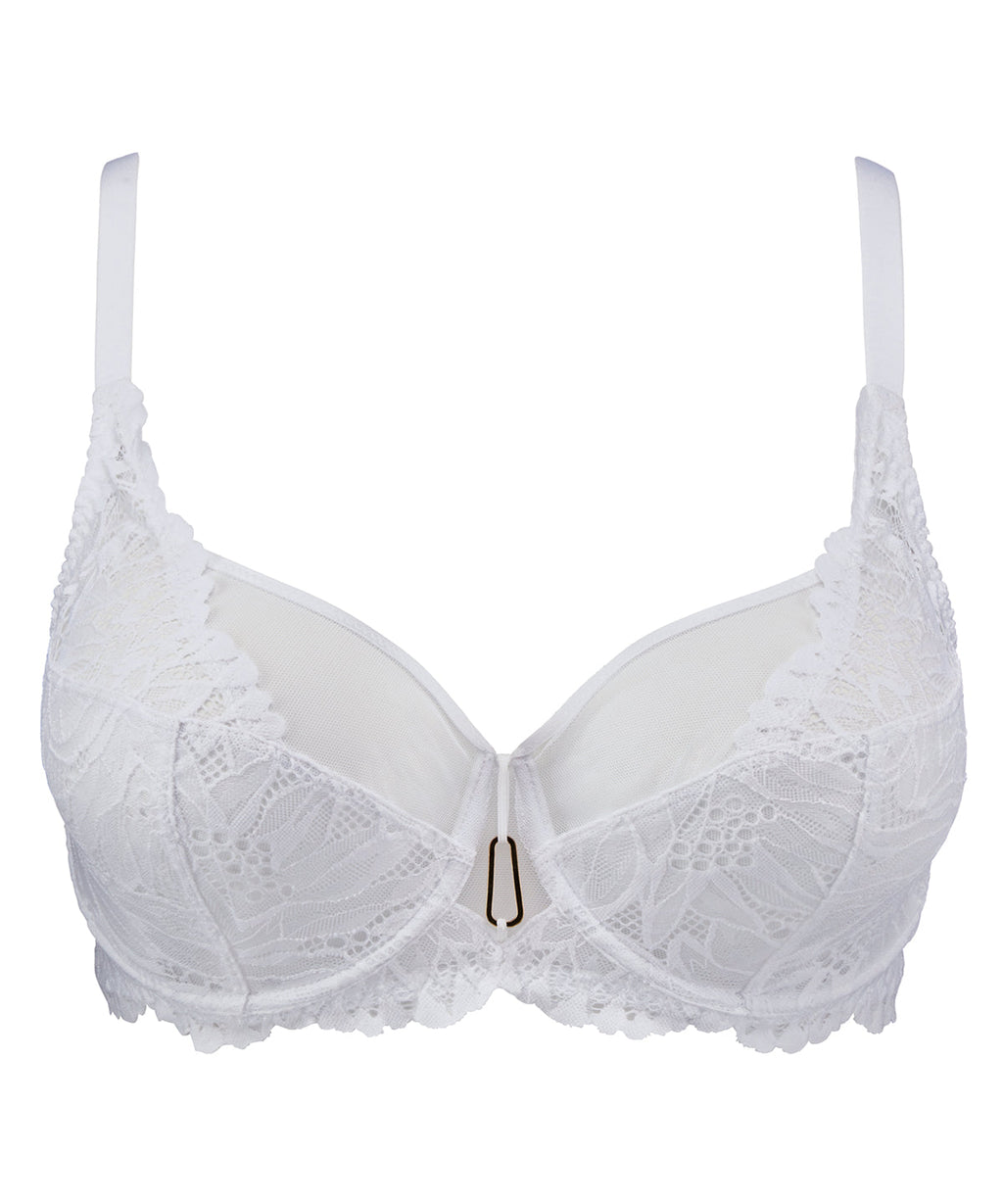 Flowermania Full Cup Scarf Bra White