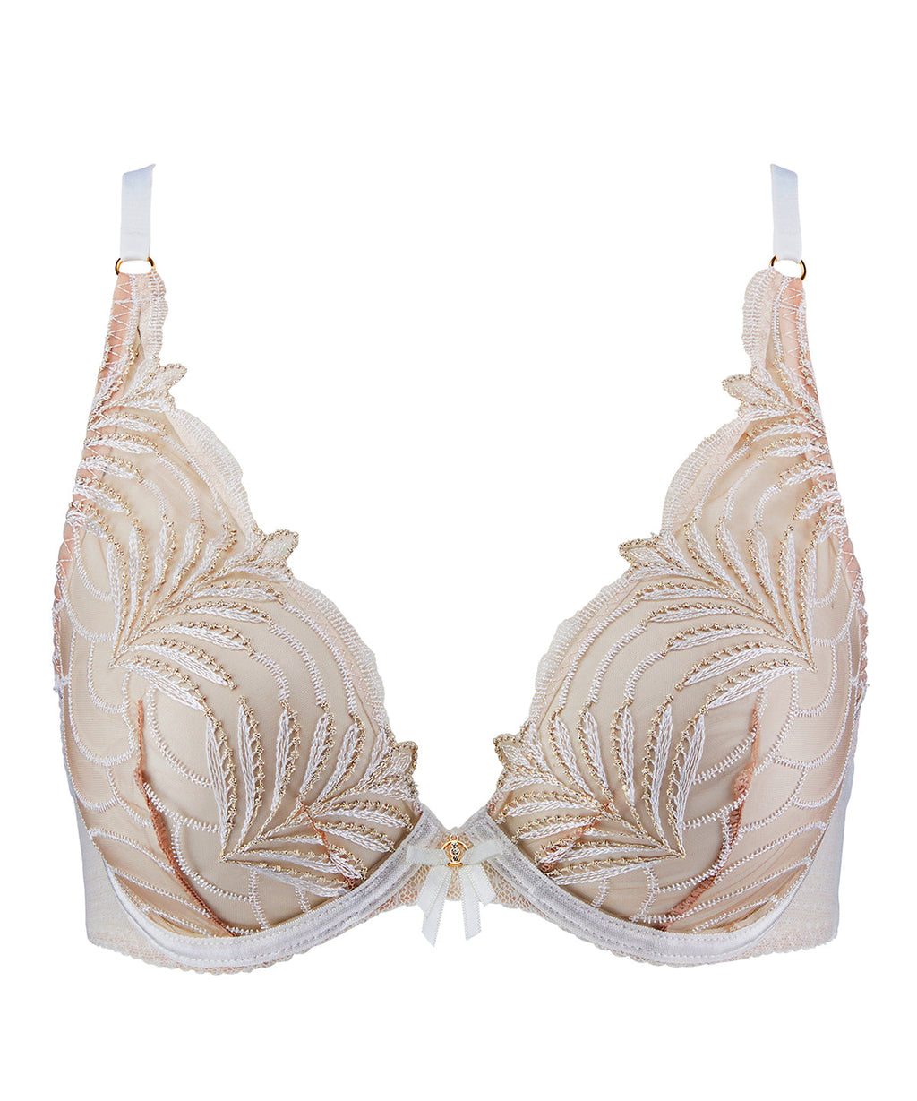 Hypnolove Soutien-gorge triangle à armatures Gold Feather