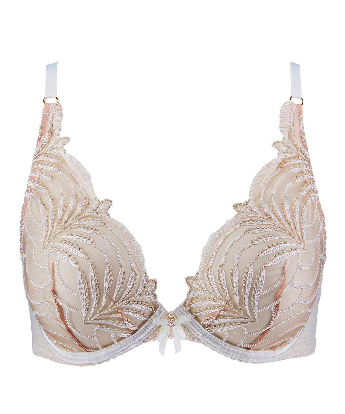 Hypnolove Soutien-gorge triangle à armatures Gold Feather