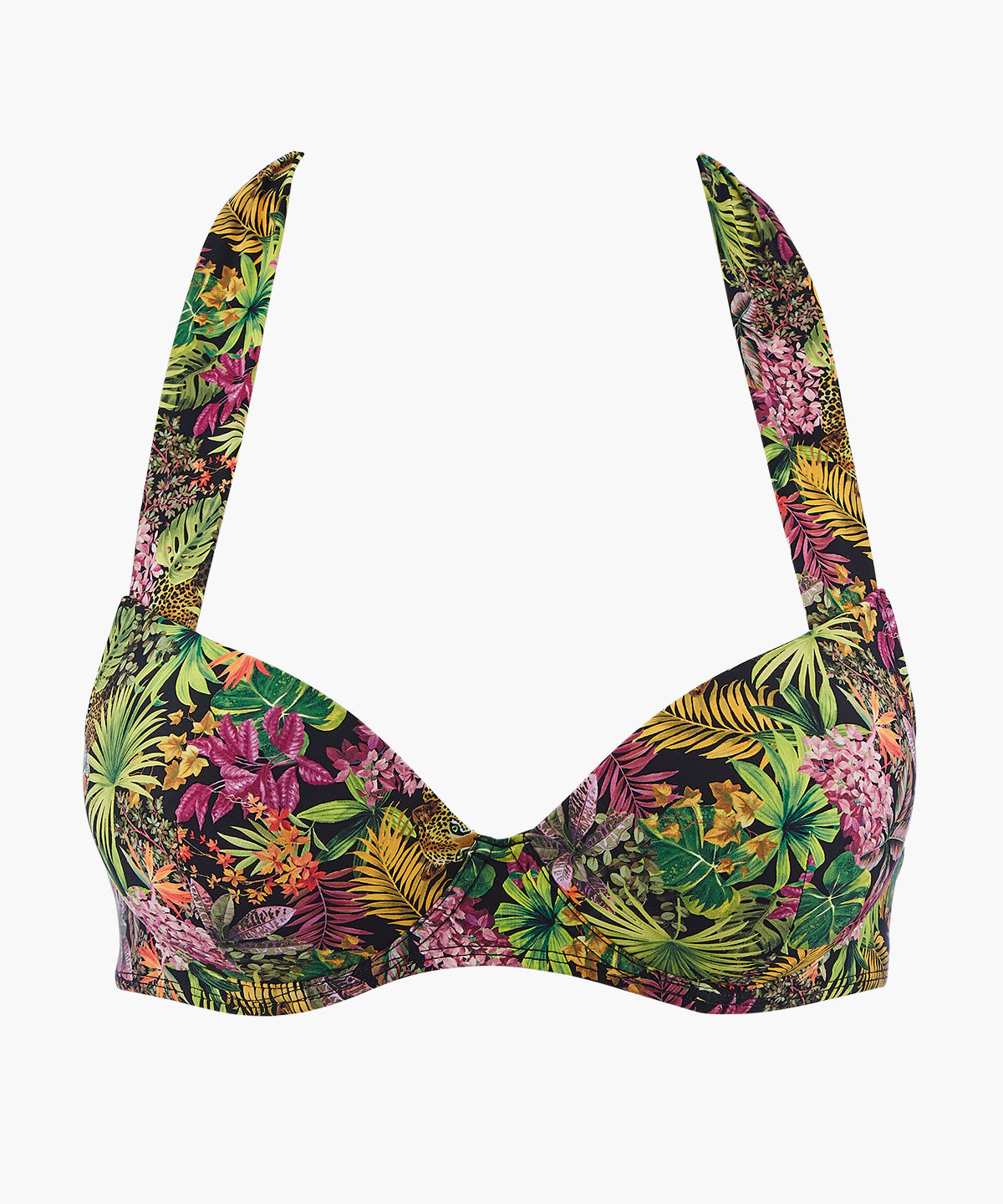 Exotic Fever Haut de maillot de bain Push-up à coques Deep Forest