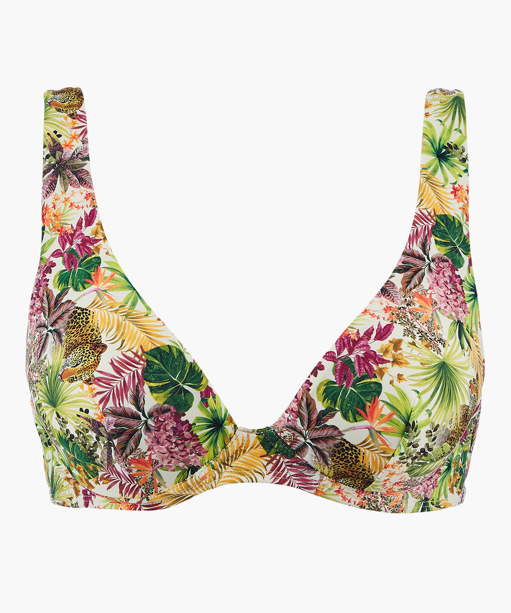 Exotic Fever Haut de maillot de bain Triangle avec armatures Tropicale Light