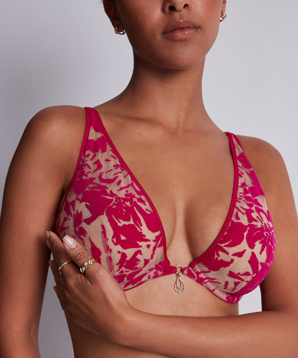 Wild Vibration Soutien-gorge triangle à armatures rose vif