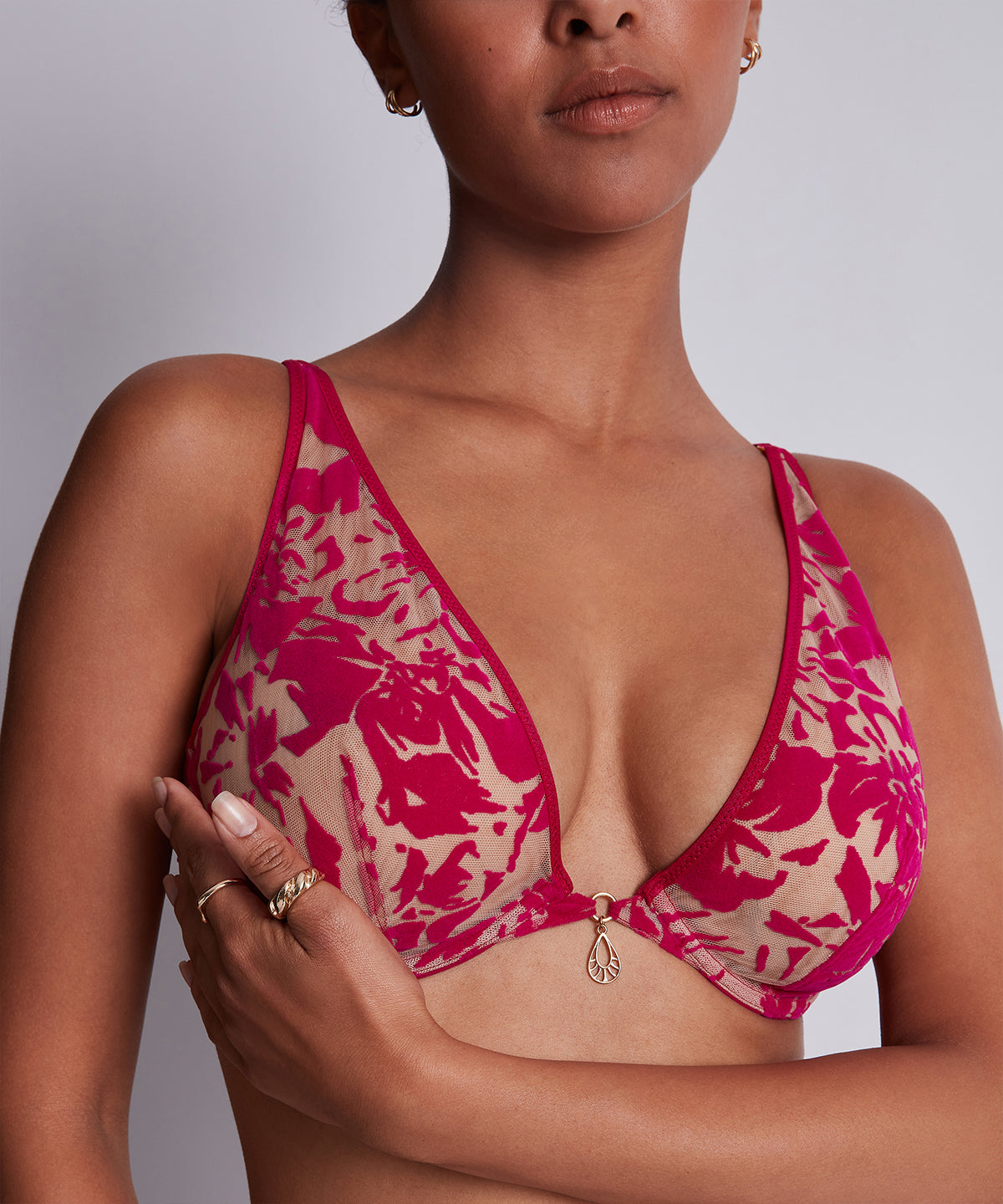 Wild Vibration Soutien-gorge triangle à armatures rose vif